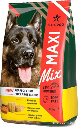 Сухой корм для собак Elite Dog Maxi-Mix для средних и крупных пород (10 кг)