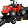 Игрушечный транспорт Полесье Трейлер + трактор Mammoet Volvo (в лотке) 57105