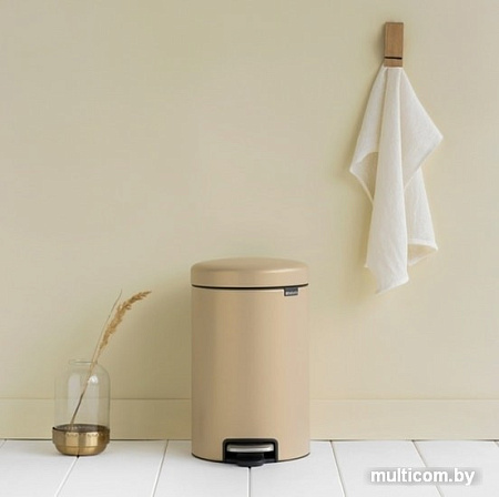 Brabantia Pedal Bin NewIcon 12 л (минерально-золотистый)