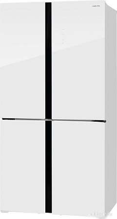 Четырёхдверный холодильник Hiberg RFQ-555DX NFGW Inverter