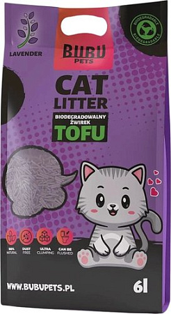 Bubu Pets Tofu Lavender (2.5 кг/6 л)