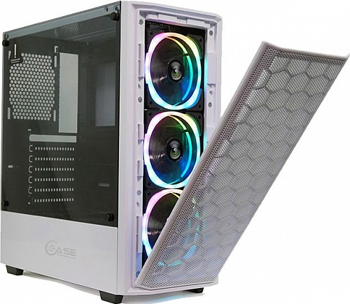 Корпус Powercase Alisio Mesh M3 White ARGB