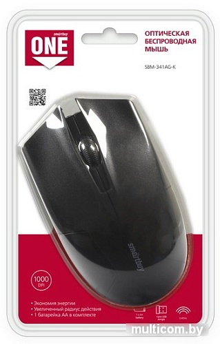 Мышь SmartBuy One 341AG (черный) [SBM-341AG-K]
