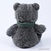 Классическая игрушка Milo Toys Little Friend Мишка с зеленым шарфом 9905659 (темно-серый)