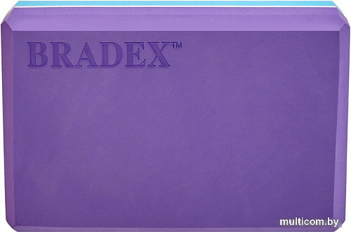 Блок для йоги Bradex SF 0732 (фиолетовый)