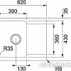 Кухонная мойка Franke Orion OID 611-62 (полярный белый) [114.0443.355]