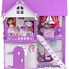 Кукольный домик Krasatoys Светлана с мебелью 000251 (белый/сиреневый)