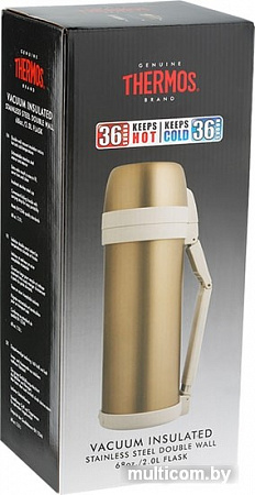 Термос для еды Thermos FDH-2005 SBK 2л (серебристый)