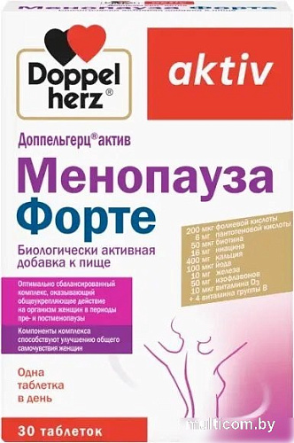 Doppelherz Актив Менопауза Форте (30таблеток)