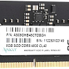 Оперативная память Apacer 8ГБ DDR5 SODIMM 4800 МГц AS08GHB48CTDBGH