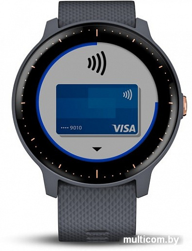 Умные часы Garmin Vivoactive 3 Music (синий гранит)