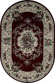 Ковер для жилой комнаты Merinos Colizey D057-OVAL-RED (1х2)