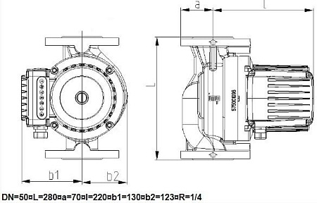Циркуляционный насос IMP Pumps GHNMbasic 50-70F