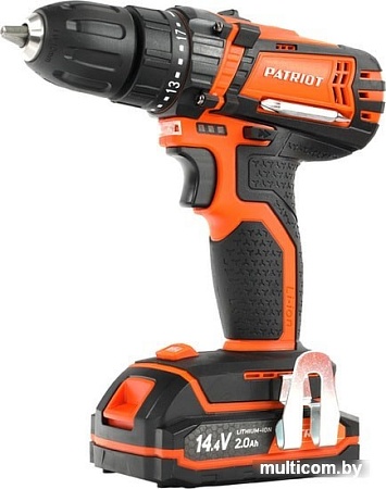 Дрель-шуруповерт Patriot BR 141ES 180201141 (с 1-ми АКБ, кейс)