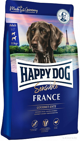 Сухой корм для собак Happy Dog Sensible France утка, картофель 60554 11 кг