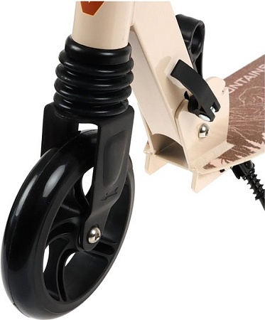 Двухколесный детский самокат Graffiti 7339245 (бежевый)