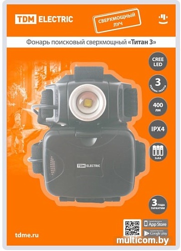 Фонарь TDM Electric SQ0350-0100