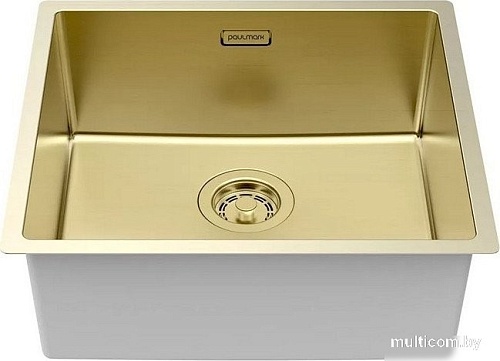 Кухонная мойка Paulmark Lassan 49 UNI LA49-LG (золото/светлое золото)