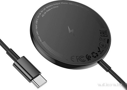 Беспроводное зарядное Hoco CW61 (черный)