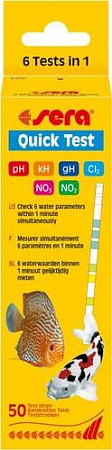 Тест для воды Sera Quick Test 5-in-1 50 шт