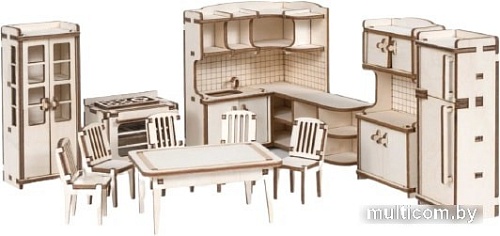 Аксессуары для кукольного домика Lemmo Кухня для кукольного дома Венеция 0067