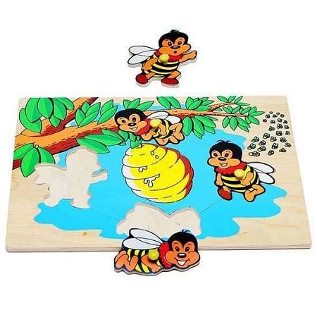 Мозаика/пазл ЛЭМ Пчелы 1402