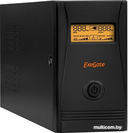 Источник бесперебойного питания ExeGate SpecialPro Smart LLB-600.LCD.AVR.C13.RJ.USB