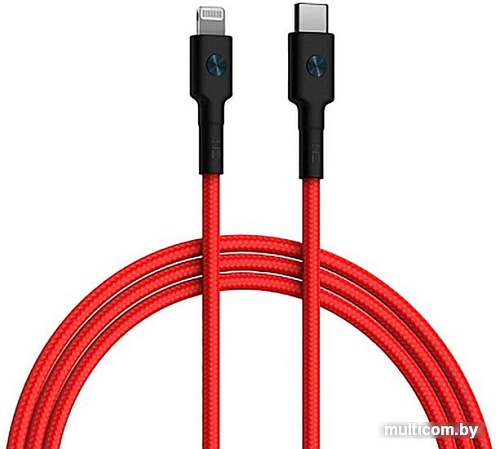 Кабель ZMI AL873 Type-C/Lightning (красный)