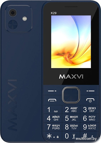 Телефон Maxvi K29 (синий)