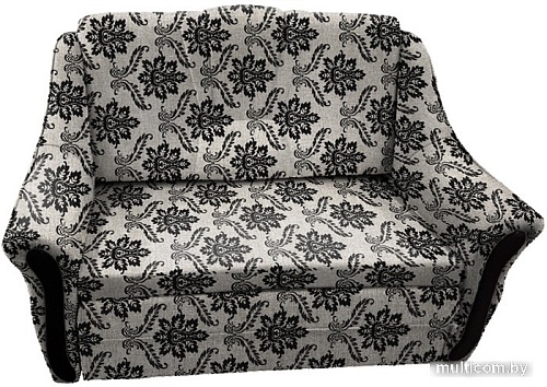 Диван Асмана Виктория чебурашка 100 (рогожка вензель коричневый)