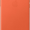 Чехол Apple Leather Case для iPhone XS (теплый закат)