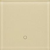 Беспроводной выключатель DeLUMO Senso одноканал. сенсорный 1015 (светлый бежевый)