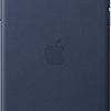 Чехол Apple Leather Case для iPhone 11 Pro Max (темно-синий)