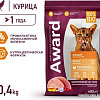 Сухой корм для кошек Award Adult Urinary (для профилактики мочекаменной болезни с курицей с добавлением клюквы, цикория и рыбьего жира) 400 г
