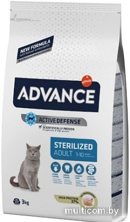 Корм для кошек Advance Sterilized Adult Turkey 15 кг