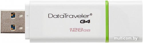 USB Flash Kingston DataTraveler G4 128GB Green (DTIG4/128GB)