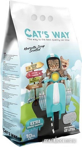 Наполнитель для туалета Cats Way Marseille Soap 10 л