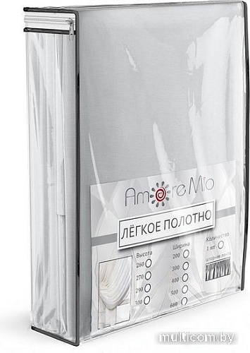 Тюль Amore Mio 6PL 02 bat ut 3x2.7 м 90600 (шампань)