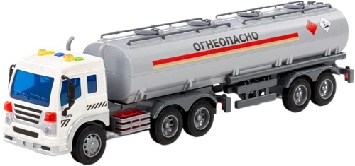 Грузовик Полесье Сити С полуприцепом-цистерной инерционный 83996