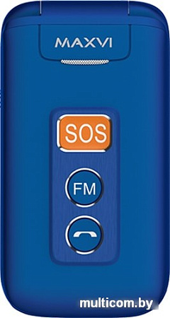 Мобильный телефон Maxvi E5 (синий)