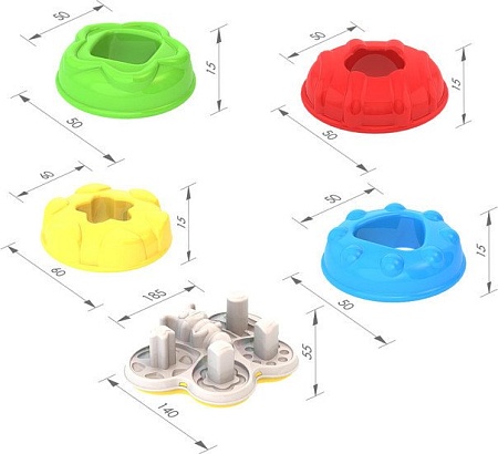 Развивающая игрушка Нордпласт Бабочка 1100