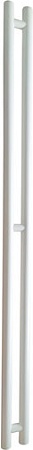 Полотенцесушитель Ростела Мини 1/2" 2 перекладины 120 см (белый)