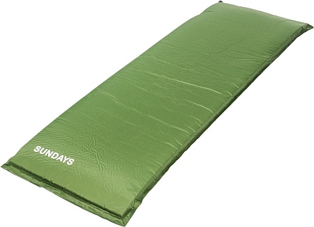 Самонадувающийся коврик Sundays ZC-SIM001-2 (10 см, оливковый)