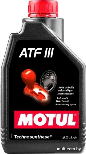 Трансмиссионное масло Motul ATF III 1л
