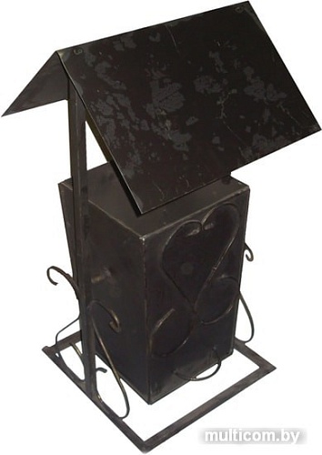 Уличная урна Станкоинструмент №5 (с крышей)