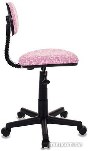 Кресло Бюрократ CH-201NX/HEARTS-PK (розовый)