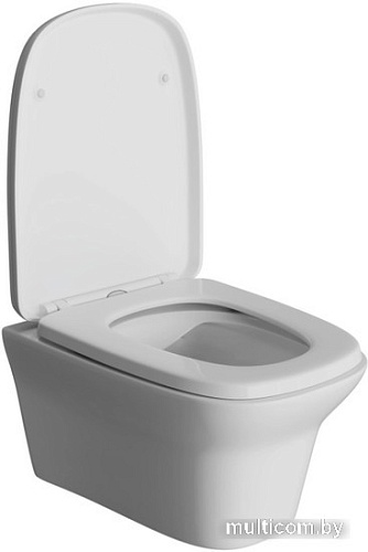 Унитаз White Wave Stone (белый глянец)