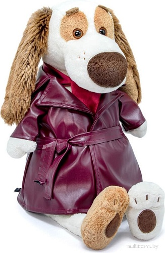 Классическая игрушка BUDI BASA Бартоломей в пальто из экокожи Bart27-043