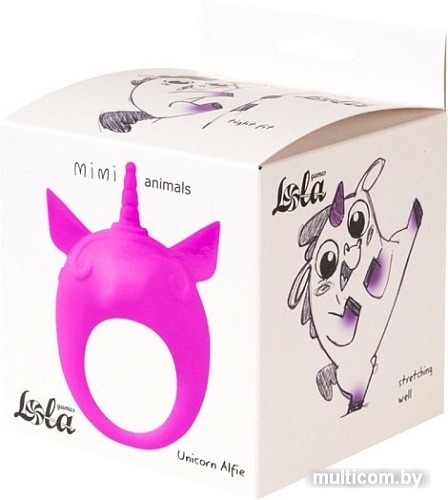 Виброкольцо Lola Games Unicorn Alfie 184541 7000-16Lola (фиолетовый)