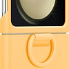 Чехол для телефона Samsung Silicone Case with Ring Z Flip5 (абрикосовый)